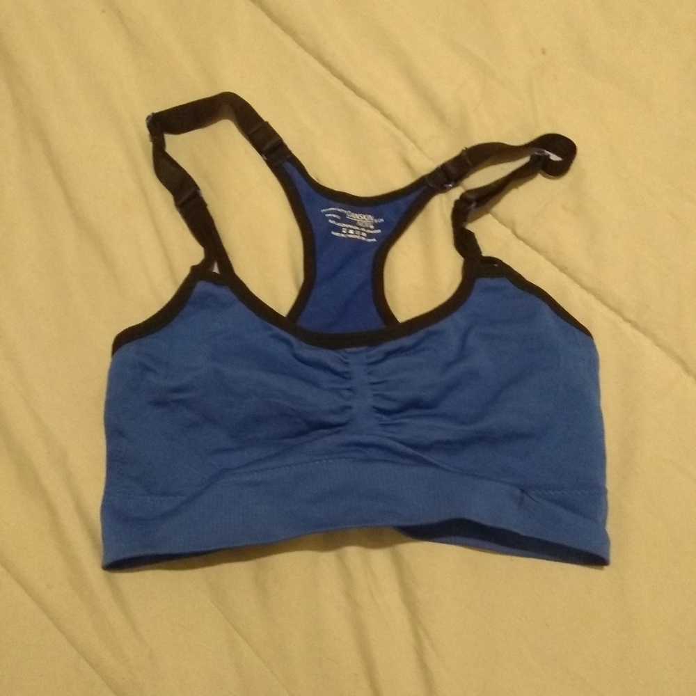 blue sports wear set.